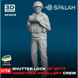 Spalah 14172 1/72 Figure Shutter Lock Of M777 Howitzer Model Kit
