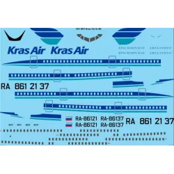 26decals 144-1103 1/144 Kras Air Ilyushin Il-86 Laser Decal