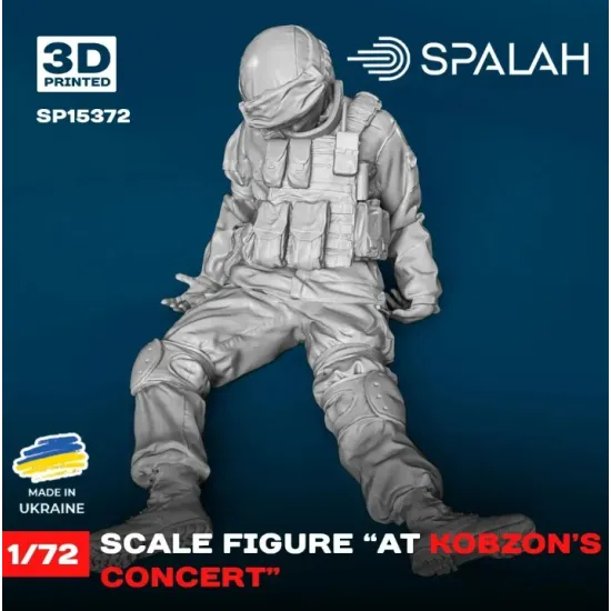 Spalah 15372 1/72 Figure At Kobzons Concert Model Kit