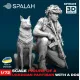 Spalah 19472 1/72 Figure Ukrainian Partisan With A Dog Resin Model Kit