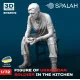 Spalah 22572 1/72 Figure Ukrainian Soldier In The Kitchen Resin Model Kit