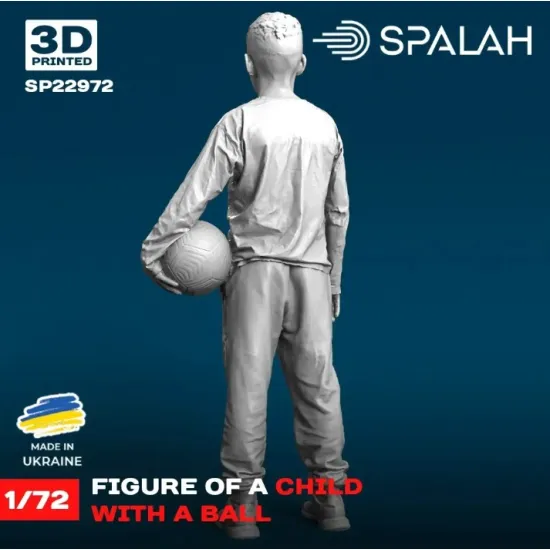 Spalah 22972 1/72 Figure Child With A Ball Resin Model Kit