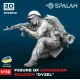 Spalah 23672 1/72 Figure Ukrainian Soldier Dyzel Resin Model Kit