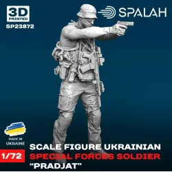 Spalah 23872 1/72 Figure Ukrainian Special Forces Soldier Pradjat Resin Model Kit