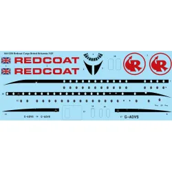 26decals 144-1250 1/144 Redcoat Cargo Bristol Britannia 312f Laser Decal