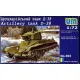 D-38 Artillery Soviet Tank BT-2 w/A-43 Turret WWII 1/72 UM 303
