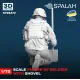 Spalah 25472 1/72 Figure Soldier With A Shovel Resin Model Kit
