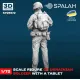 Spalah 25572 1/72 Figure Ukrainian Soldier With A Tablet Resin Model Kit