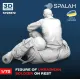 Spalah 25872 1/72 Figure Ukrainian Soldier On Rest Resin Model Kit
