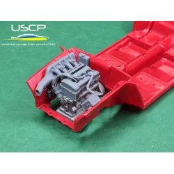 Uscp 24t078 1/24 Alfa Romeo Testa Stretta Engine Head