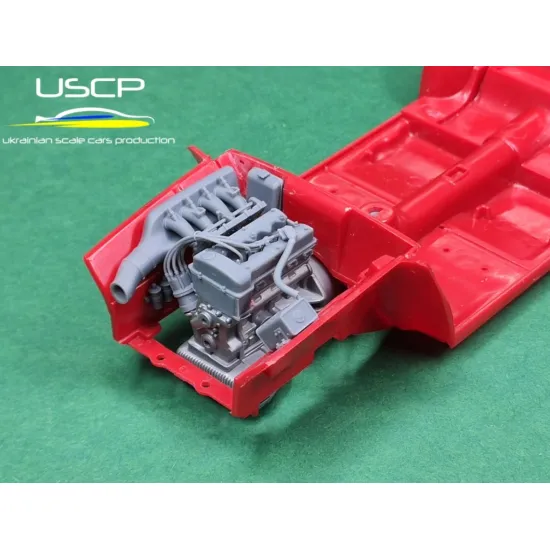 Uscp 24t078 1/24 Alfa Romeo Testa Stretta Engine Head