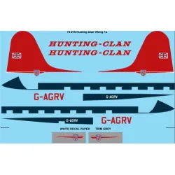 26decals 72-210 1/72 Hunting Clan Vickers Viking Valon Kit Laser Decal