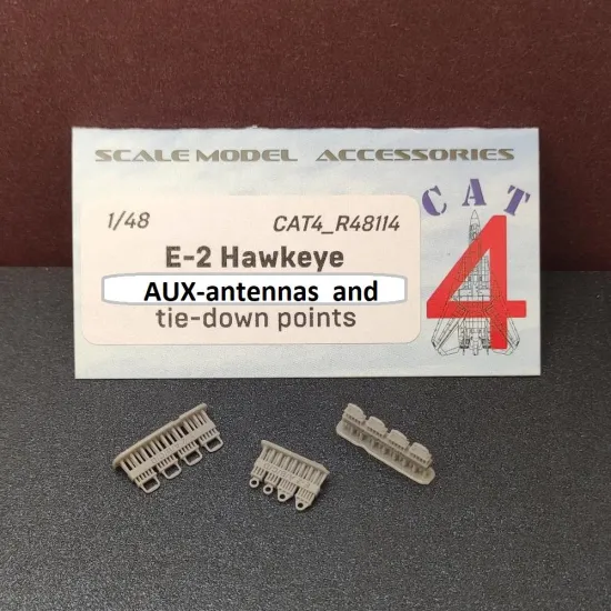 Cat4-r48114 1/48 E-2 Hawkeye Aux-antennas And Tie-down Points
