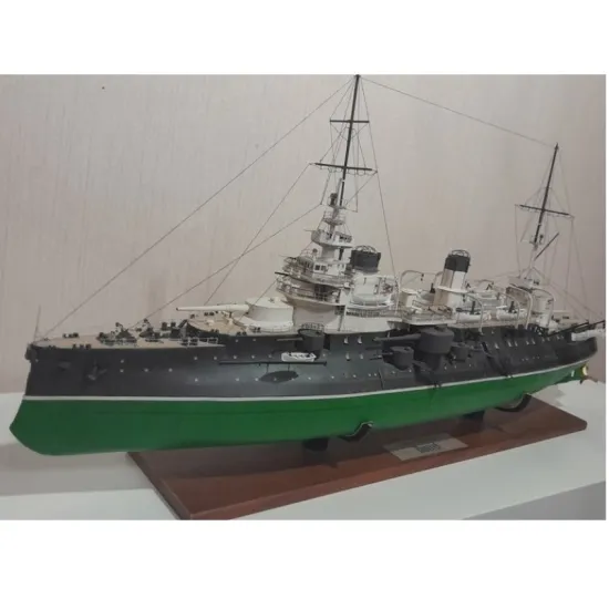 Orel385 1/200 Battleship Bouvet France 1898 Series Navy Paper Model Kit