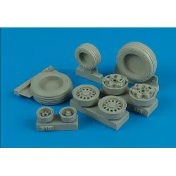 Wheelliant 132006 1/32 F-16i Sufa Weighted Wheels For Academy