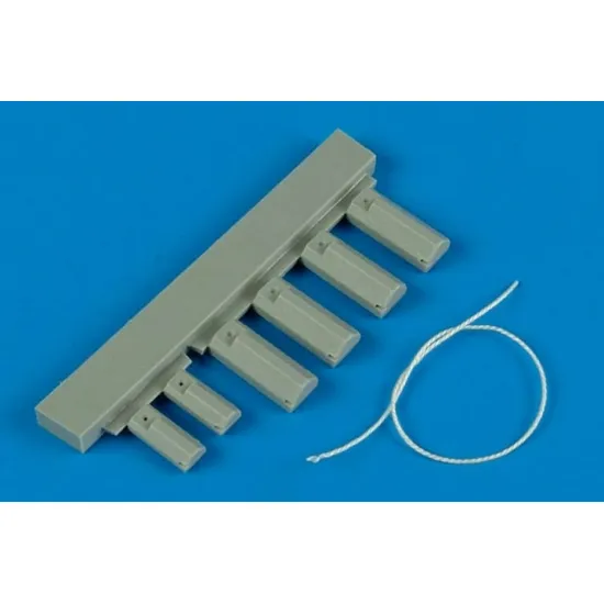 Wheelliant 148007 1/48 U.s.a.f. Wheel Chock With Nylon Thread