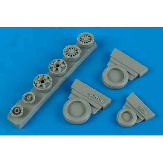 Wheelliant 148010 1/48 F-16c/Cj Block 40/50/60 Weighted Wheels For Hasegawa