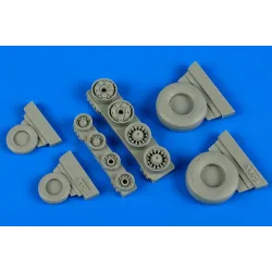 Wheelliant 148013 1/48 F-14a Tomcat Weighted Wheels For Hobby Boss