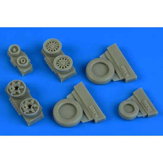 Wheelliant 148018 1/48 F-16i Sufa Weighted Wheels Gy Production For Kinetic