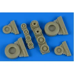 Wheelliant 148019 1/48 F-14b/D Tomcat Weighted Wheels For Tamiya