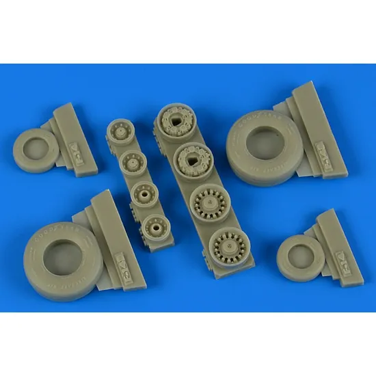 Wheelliant 148019 1/48 F-14b/D Tomcat Weighted Wheels For Tamiya