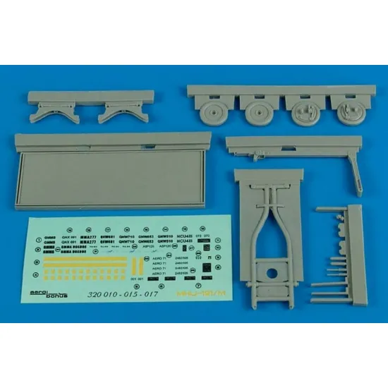 Aerobonus 320017 1/32 Mhu-191i/M With Aero 71a Skid Platform
