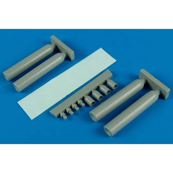 Aerobonus 320022 1/32 Dummy Resin Compressed Gas Bottles Helium