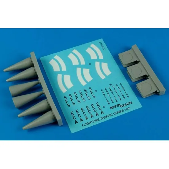 Aerobonus 320027 1/32 Aircraft Warning Cones Resin Kit