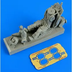 Aerobonus 320051 1/32 Soviet Fighter Pilot With Ejection Seat For Mig-21/Mig-23