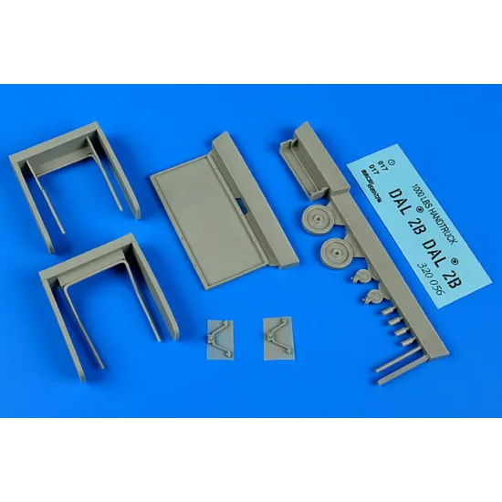 Aerobonus 320056 1/32 1000 Lbs Handtruck Resin Kit
