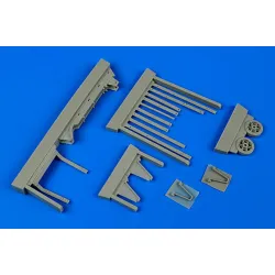 Aerobonus 320078 1/32 Warehouse Two Wheeled Hand Truck Resin Kit