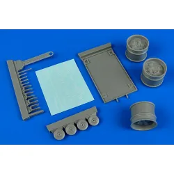 Aerobonus 320087 1/32 Us Navy Utility Trailer Wagon 36x60 Inch With Spill Absorbents