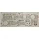 Orel385/3 1/200 Wooden Decks For Paper Model Bouvet