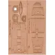 Orel387/3 1/100 Wooden Decks For Paper Model Hms Royal Caroline