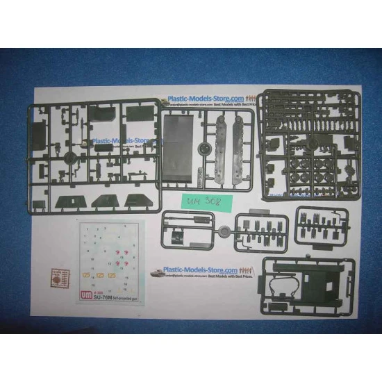 SU-76M Soviet Self-Propelled Gun ZIS-3 WWII 1/72 UM 308