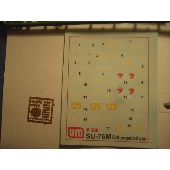 SU-76M Soviet Self-Propelled Gun ZIS-3 WWII 1/72 UM 308