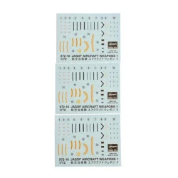 Aircraft Weapons 1 JASDF Missiles and Launcher 1/72 Hasegawa 35010