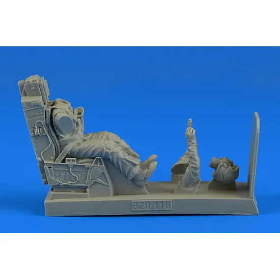 Aerobonus 320118 1/32 Usaf Fighter Pilot With Ejection Seat For F-16 Fighting Falcon