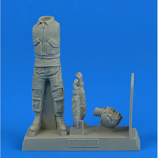 Aerobonus 320122 1/32 Usaf Modern Fighter Pilot Resin Kit