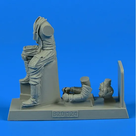 Aerobonus 320124 1/32 German Luftwaffe Pilot Wwii With Life Jacket For Bf 109