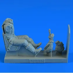 Aerobonus 320132 1/32 Usaaf Wwii Pilot With Ej. Seat For P-51d Mustang Resin Kit