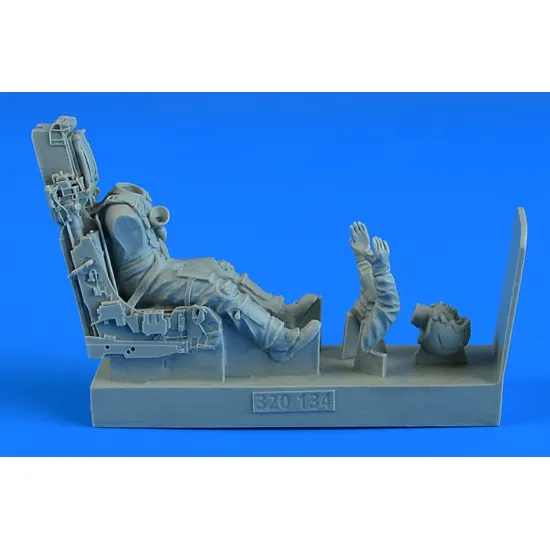 Aerobonus 320134 1/32 Modern British Fighter Pilot With Ej. Seat For Eurofighter Typhoon For Trumpeter/Revell