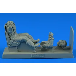 Aerobonus 320144 1/32 Usaaf Wwii Pilot With Seat For P-51b/C Mustang Resin Kit