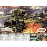 Umt 220 1/72 Ot-133 Soviet Flame Thrower Tank 7 62mm Mg Wwii Model Kit