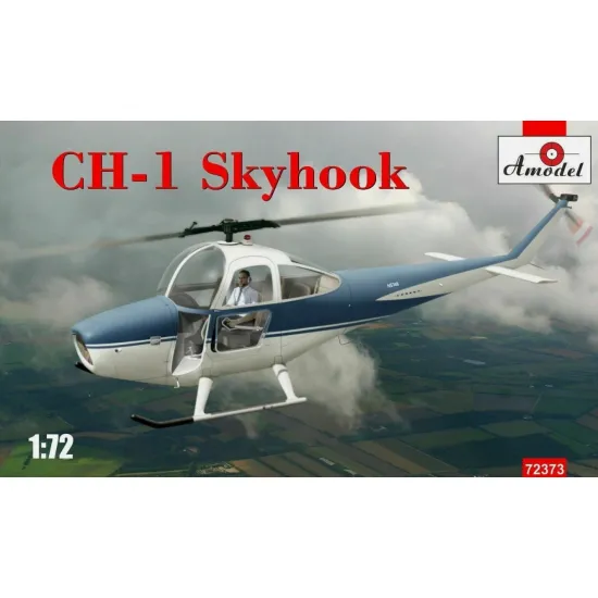 Amodel 72373 1/72 Cessna Ch-1 Skyhook Helicopter Plastic Model Kit