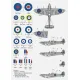 Techmod 48035 1/48 British National Insignias - Supermarine Spitfire Wet Decal