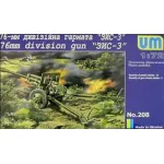Unimodel 208 1/72 Zis-3 76mm Soviet Anti-tank Gun Red Army Ww Ii Um 208