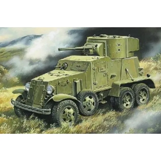 Unimodel 318 1/72 Ba-6 Soviet Armored Vehicle W/ 45mm Gun Ww Ii Um 318