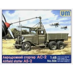 Unimodel 506 1/48 Airfield Syarter As-2 On Gaz-aaa Chassis Soviet Ww Ii Um 506