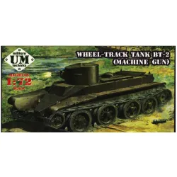 Umt 338 1/72 Bt-2 Soviet Wheel-track Tank W/ Machine Gun Wwii Model Kit